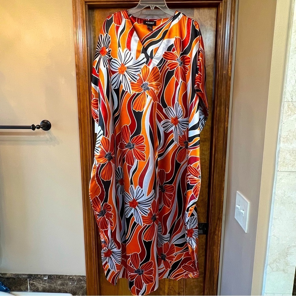 Kaftan Caftan Dress Maxi Floral OSFM NWT Bundle and Save - Picture 2 of 7
